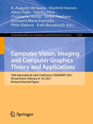 cover image of Computer Vision, Imaging and Computer Graphics Theory and Applications
